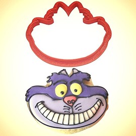 Cheshire Cat Cookie Cutter 3.75 Inch - Hand Made in the USA