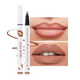 COOL STORY Matte Lip Liner Pencil - Waterproof, Non-Fading, Long-Lasting Plump Effect for Fuller Lips Makeup, Soft & Smooth Texture Easy Glide Lipstick 05#