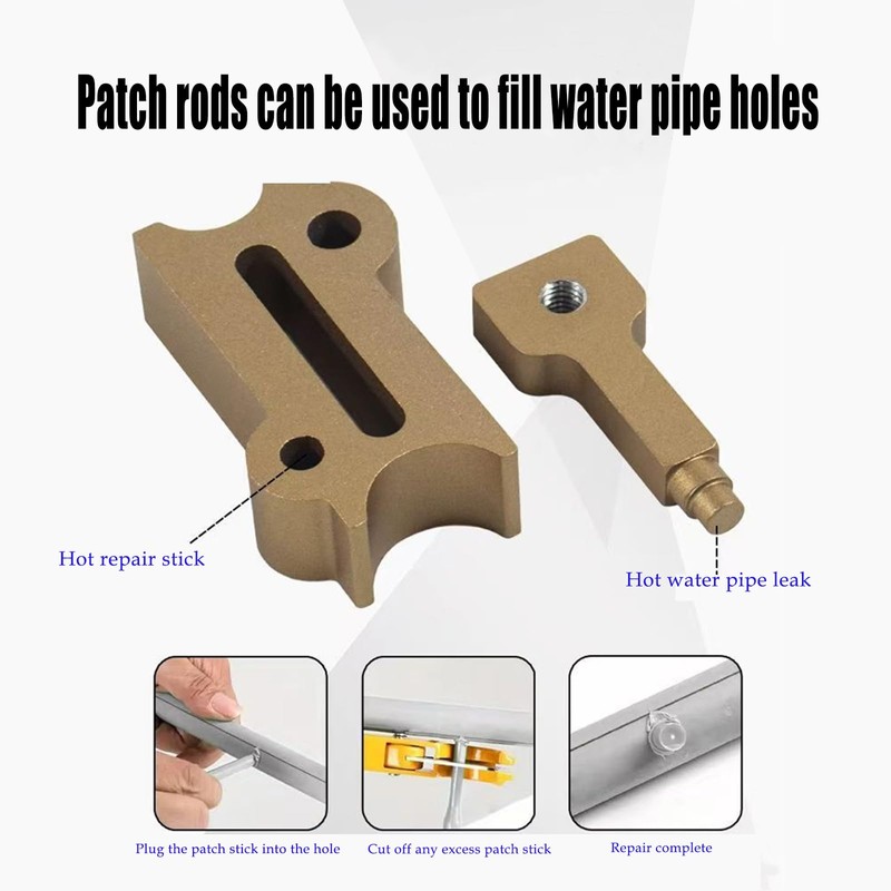 Water Pipe Repair Tool Kit, Plumbing Leak Stopper Set with