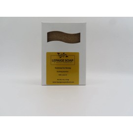 LePaige Handmade Oatmeal & Honey Soap - 4 oz - Collidal Oatmeal Sensitive Skin