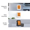 Indoor & Outdoor Hygrometer Thermometer with Orange Backlight LCD Display