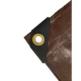 Super Heavy Duty Brown Tarp 8 OZ., 12'x30'