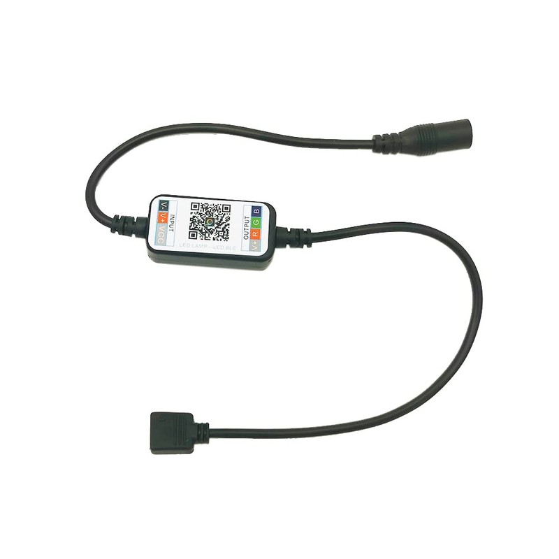 Mini LED Strip Light RGB Controller Wireless Bluetooth Dimmer for