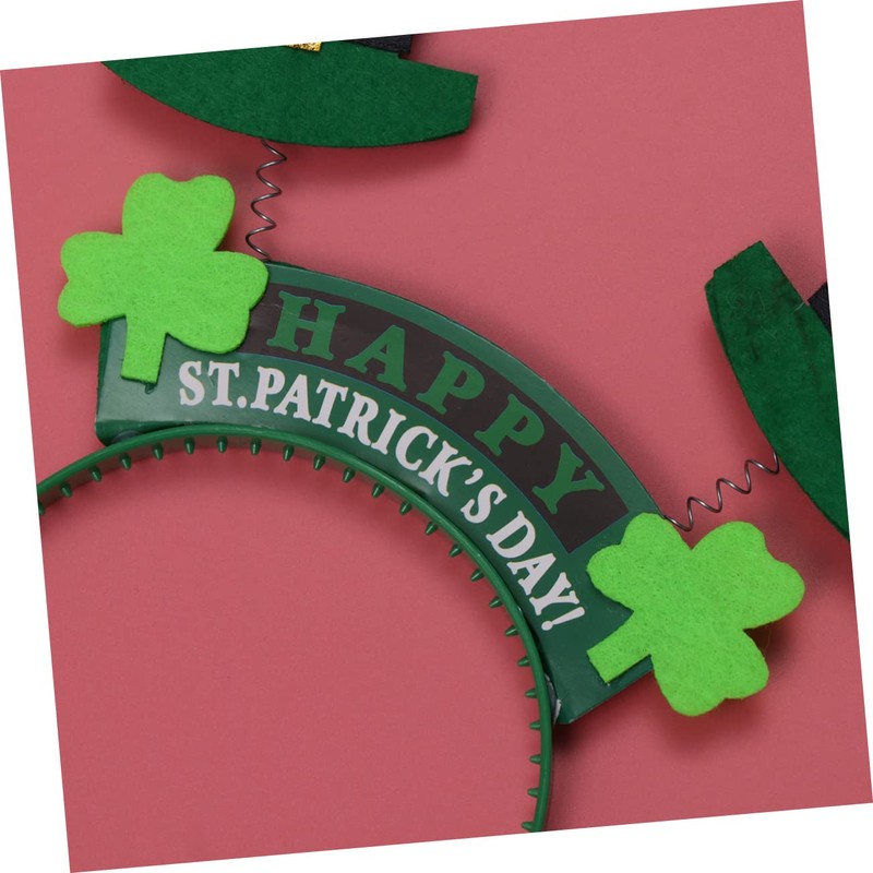 Minkissy 3pcs St Patrick's Day Hairband Set Creative Decor for