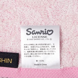 Marushin Sanrio 3005058300 Handkerchief, Initial My Melody, 100% Cotton, Rose My Melody, Gift, Gift, Birthday, Mother's Day, Goods