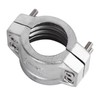 Pipe Hanger Bracket Clamp 304 Stainless Steel 2 Pieces TC
