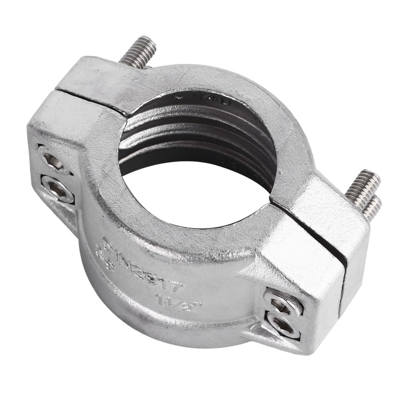 Pipe Hanger Bracket Clamp 304 Stainless Steel 2 Pieces TC