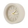 Cement Concrete Clock Silent Alarm Clock Quartz Table Clock (Battery