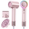 High-Speed Hair Dryer with Diffuser, Ionic Blow Dryer (Rose Gold)