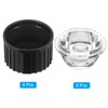 PATIKIL 8 Sets 20mm LED Lens 90 Degree with Plastic