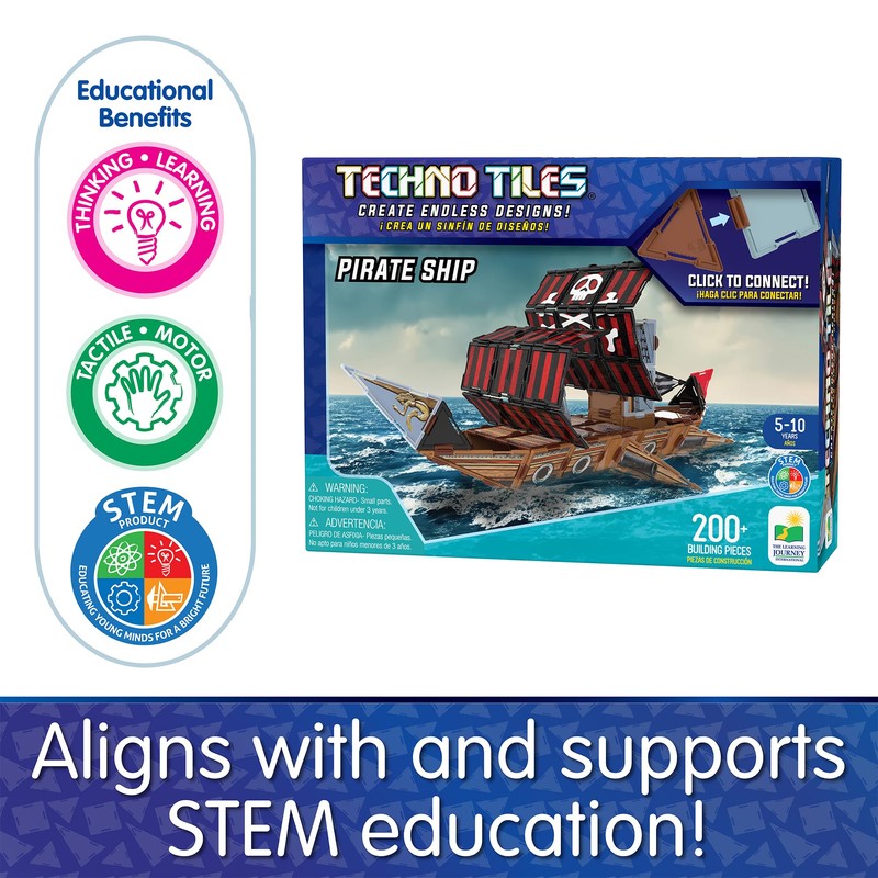 The Learning Journey Techno Tiles - Pirate Ship