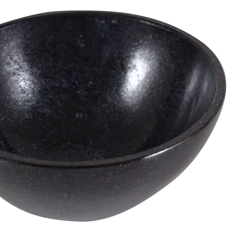 Harmonize Black Obsidian Natural Stone Spiritual Healing Energy Hand Carved
