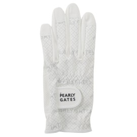 Parly Gates 053-5985201 Continuous Classic Unisex Gloves (One-Hand, Grip), Golf, Synthetic Leather, 030_white