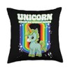 Unicorn Dream Sparkle Bigger Unicorn Throw Pillow