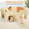Large Guinea Pig Hideout, Upgraded Wooden Guinea Pig Castle with