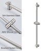 BANGPU 31.5 Inch Shower Slide Bar Wall Mount – Brushed