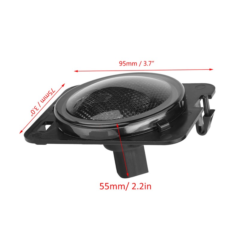 Pair of LED Fender Turn Signal Side Marker Light Fit