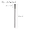 sourcing map Metric Thread Tap M12 x 1.25 H2 200mm