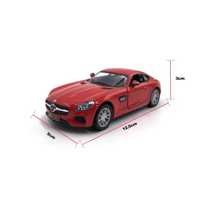 ICE TOYS Scale Model Car with Opening Door (AMG Red)