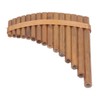 Musical Professional Panpipe Pan Flute 15 Pipes G Key Musical