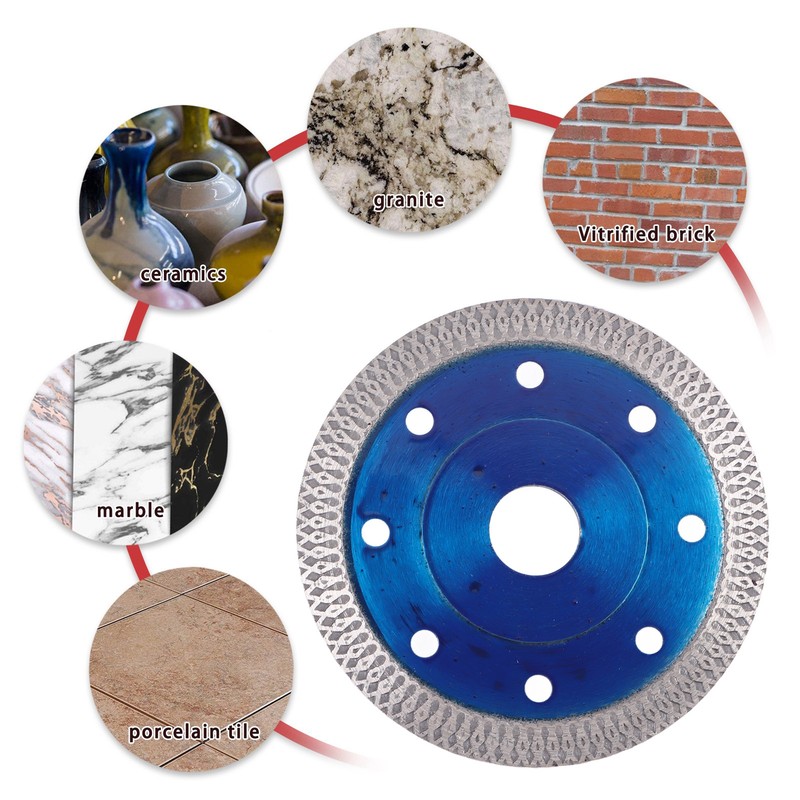 3Pcs Diamond Saw Blades Tile Ceramic Porcelain Marble Cutting Disc