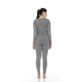 Thermajane Women's Ultra Soft Thermal Underwear Long Johns Set with Fleece Lined