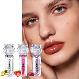 MAFFICK Nourishing Lip Oil- Natural Lip,Reducing Lip Wrinkles, Preventing Dryness and Chapping for Glossier Lips (Cherry)