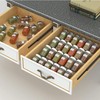 Spice Drawer Organizer, 4 Tier 1 Set Clear Acrylic Expandable