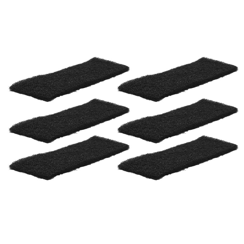6PCS Ceiling Fan Filter Self Adhesive Activated Carbon Cotton Elliptical