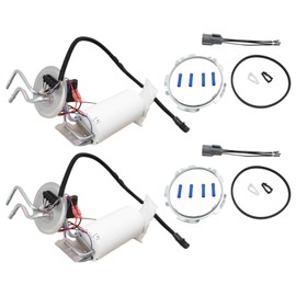 Saihisday SP2005H SP2007H Fuel Pump, Front and Rear Fuel Pump Kit Electric Fuel Pumps Replacement for Ford F Series 150 250 350 250HD F Super Duty Replaces F6TZ-9A407-AA F6TZ-9A407-CC