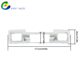 WFLNHB For 2015-2019 GMC Sierra 2500HD 3500HD Chrome Front Bumper Skid Plate Chrome