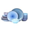 Selamica Ceramic Dinnerware Sets for 6, 18 Pieces Plates and