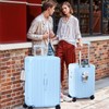 Krute Luggage with Spinner Double Wheels Suitcases with USB Port