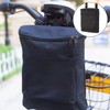 Waterproof Bicycle Bag Handlebar Black, Foldable Handlebar Bag for E-Bikes,