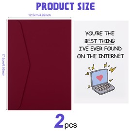 YUXIANLB Happy Birthday Cards Giftcard Funny Birthday Cards 2 PC Paper Greeting Card Exquisite Card Stock Humor Creativity General Gifts Decorations For Anniversary Valentine Dayhusband Men Boyfriend