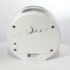 Radio Alarm Clock without Ticking with Light Snooze Crescendo Alarm