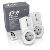 CSL Dimmable Radio Sockets Set with Remote Control Set of