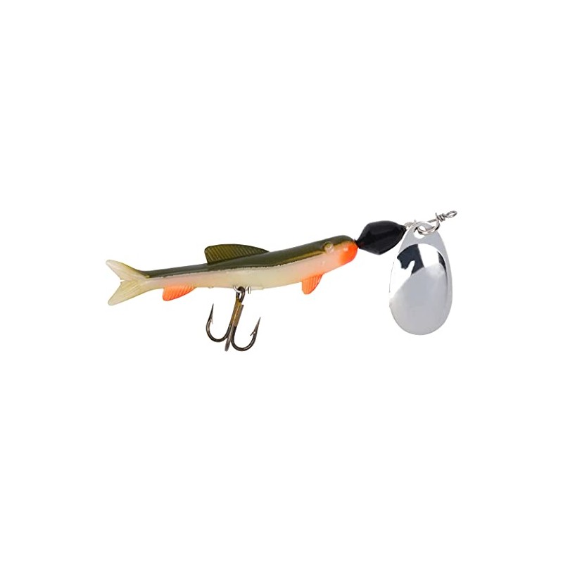 Big Rock Sports Wordens Spin-E-Miny Lure, 1/8-Ounce, Black