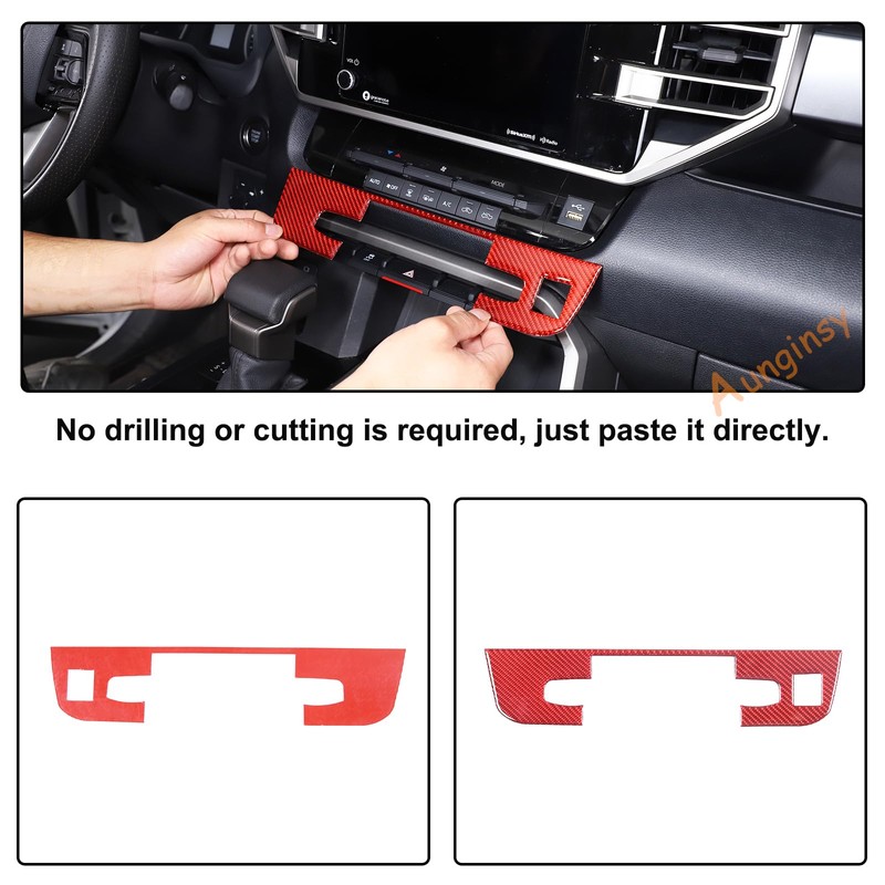 Car Air Conditioning Climate Control Trim Cover Fit Toyot@a Tundra/Sequoia