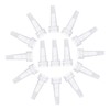 ULTECHNOVO 100pcs Professional Horn-shape Vial Bottles Caps for Essence Storage