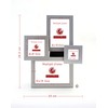 CAPESTORE Modern and Elegant Aluminium Table and Wall Frame for