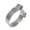 ISPINNER 2 Pack 3.5 Inch Stainless Steel T-Bolt Hose Clamps,