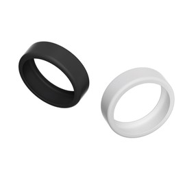 Hilufiet Silicone Ring Protector Compatible with Oura Ring Elastic Ring Cover for Oura Ring Gen 3 for Working Out-2pcs