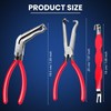 3 PCS Electrical Disconnect Pliers,Electrical Connector Separator for Cars,Push Tab