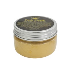 PC0025 Metallic Paste - Pearl Gold 110ml - Water-Based Indoor + Outdoor Use - Multiuse Furniture Craft Paint Rich Pigment - Wood, Metal, Fabric, Glass - Luxurious Creamy Texture