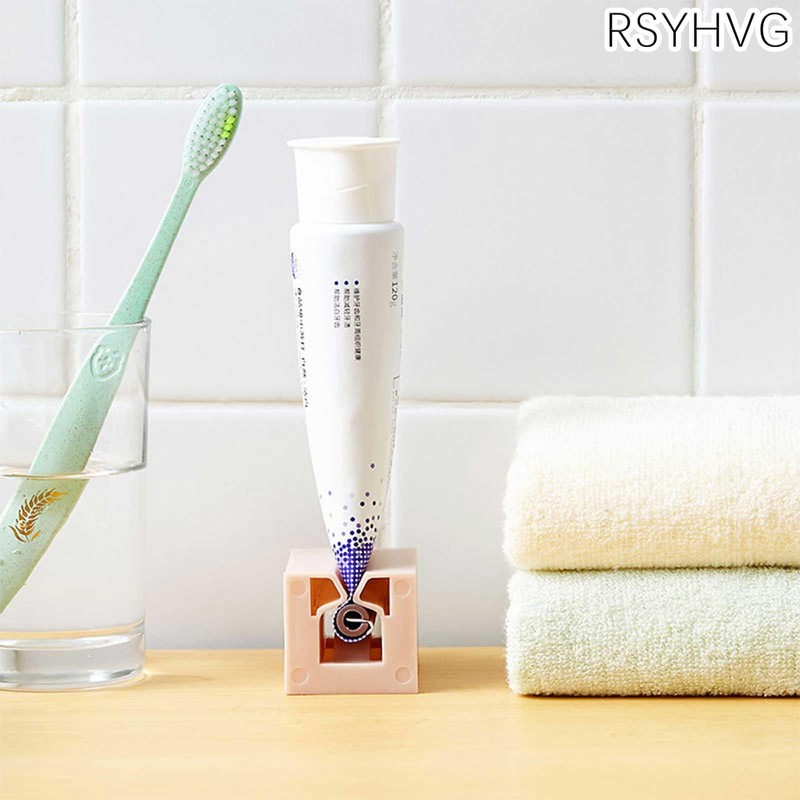 RSYHVG Toothpaste juicer, rolling tube extruder toothpaste holder holder with