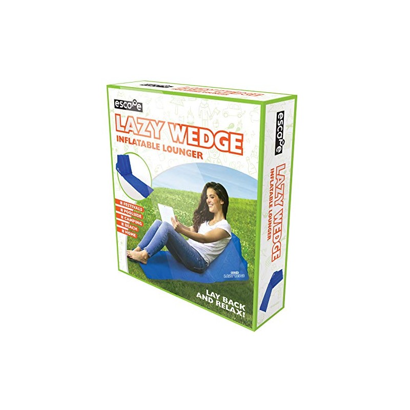 Oliphant Lazy Wedge Beach Lounger with Inflatable Backrest in Grey