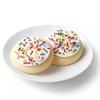 Frosted Sugar Cookies - White - 13.5oz/10ct - FrostyDelights Sugar