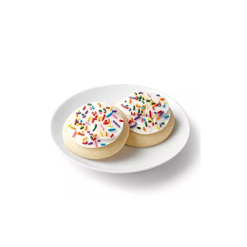 Frosted Sugar Cookies - White - 13.5oz/10ct - FrostyDelights Sugar