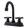 Maxims 4004N Llave Mezcladora Lavabo Giratoria Negro Mate